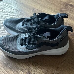 Vans Men's Charcoal and Black Sneakers